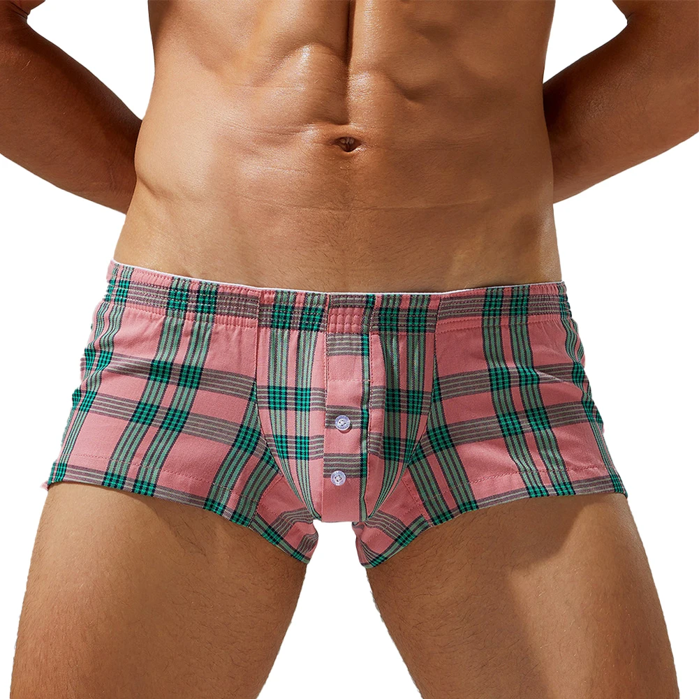 

Mens Low Rise Boxers Underwear Checkered Arro Boxer Briefs Classic Shorts Panties Striped Underpants Pouch Shorts Trunks