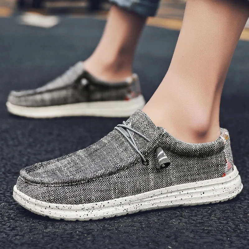 Men's Loafers Shock-absorbing Breathable Casual Shoes Solid Color Canvas Men's Shoes Flat Shoes Slip-on Slip-On Men's Shoes
Men's Loafers Shock-absorbing Breathable Casual Shoes Solid Color Canvas Men's Shoes Flat Shoes Slip-on Slip-On Men's Shoes