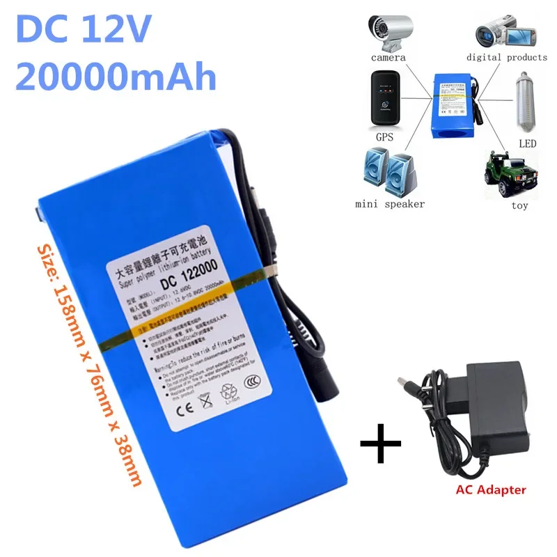 2022NovoDC12v 8Ah 9.8Ah 12Ah 15Ah 20AhLi-lonBateriaRecarregávelSuper+CarregadorACInterruptor à prova de explosão Tomada UE
2022NovoDC12v 8Ah 9.8Ah 12Ah 15Ah 20AhLi-lonBateriaRecarregávelSuper+CarregadorACInterruptor à prova de explosão Tomada UE