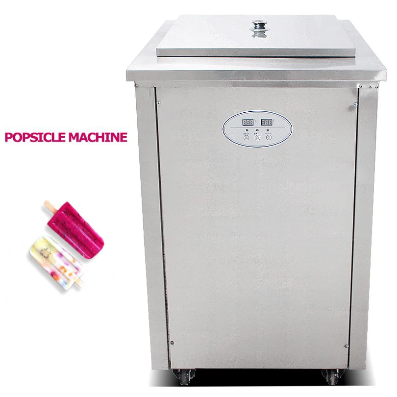 

Commercial Ice Cream Maker Stainless Steel Popsicle Machine Supermarket Convenience Store Single Double Mode Ice Lolly Machine