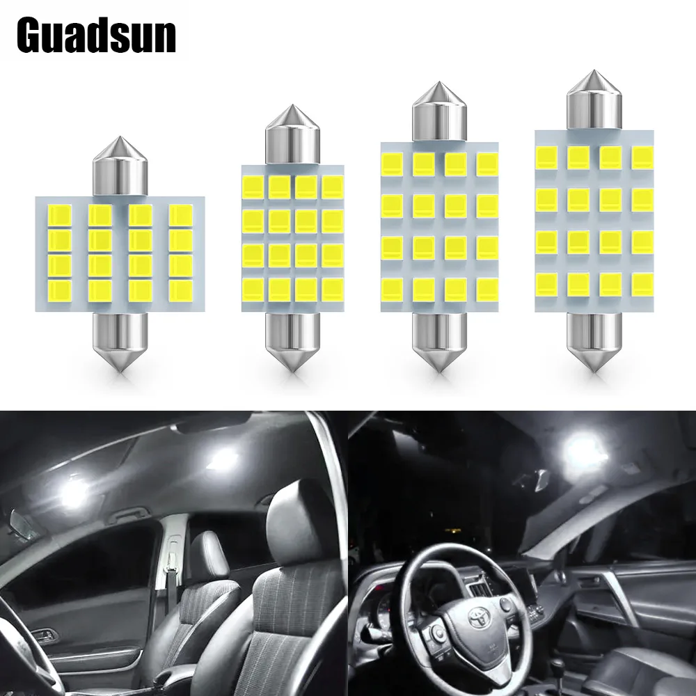 Guadsun Festoon C5W C10W LED Canbus 12V White 6000K 31mm 36mm 39mm 41mm Bulbs For Auto Interior Lighting Map Lamp Reading Light 
Guadsun Festoon C5W C10W LED Canbus 12V White 6000K 31mm 36mm 39mm 41mm Bulbs For Auto Interior Lighting Map Lamp Reading Light