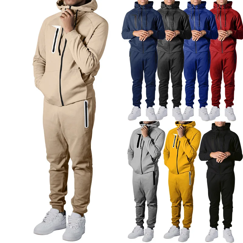 

Men's tracksuit winter set two piece outfit sweatsuit 2024 new arrivals 2 piece pants set jogger jogging suit