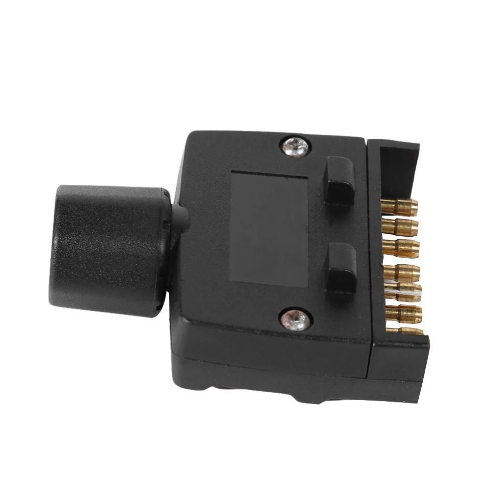 1pc 7pin Australian Standard Connector Flat Plug Male 75*62*19mm Adapter Black Boat Quick Fit Plastic Corrosion Resistant
1pc 7pin Australian Standard Connector Flat Plug Male 75*62*19mm Adapter Black Boat Quick Fit Plastic Corrosion Resistant