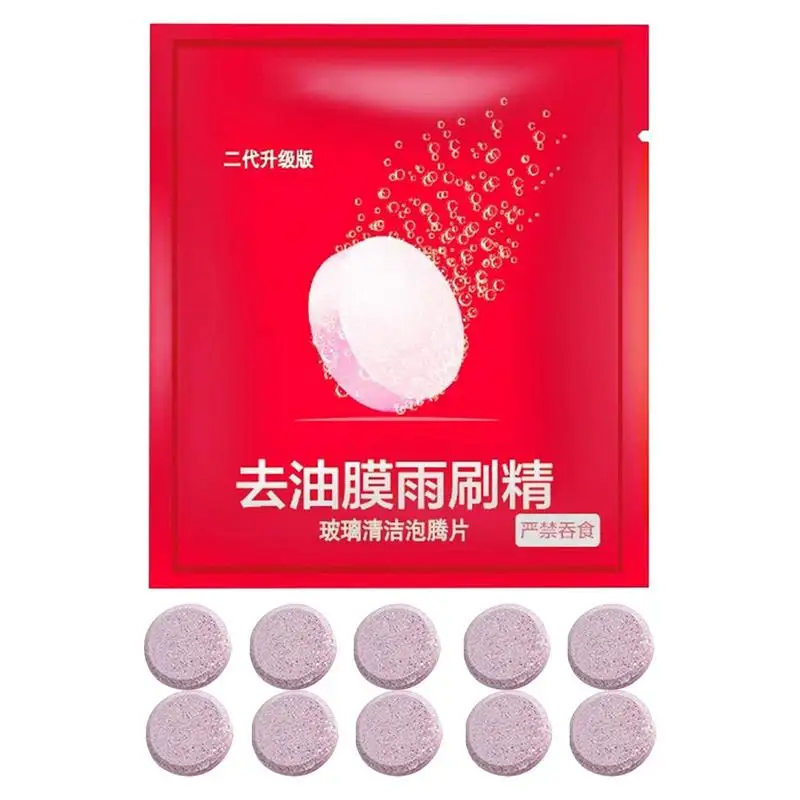 

Glass Solid Wiper Washer 10/20/50Pcs Solid Cleaner Car Windscreen Wiper Effervescent Tablets Glass Toilet Cleaning Car Accessory