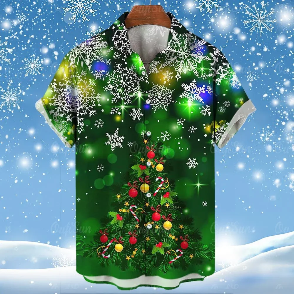 2024 Christmas Fashion Men's 3d Printed Shirt Short Sleeve Casual Lapel Christmas Shirt Holiday Men's Clothing Hawaiian Shirt Fo
2024 Christmas Fashion Men's 3d Printed Shirt Short Sleeve Casual Lapel Christmas Shirt Holiday Men's Clothing Hawaiian Shirt Fo