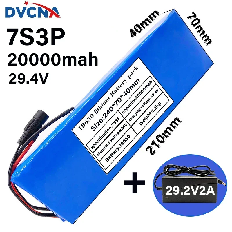 24V 20Ah 7s3p 18650 Battery Lithium Battery 24v 20000mAh Electric Bicycle Moped Electric Lithium Ion Battery Pack + Charger
24V 20Ah 7s3p 18650 Battery Lithium Battery 24v 20000mAh Electric Bicycle Moped Electric Lithium Ion Battery Pack + Charger