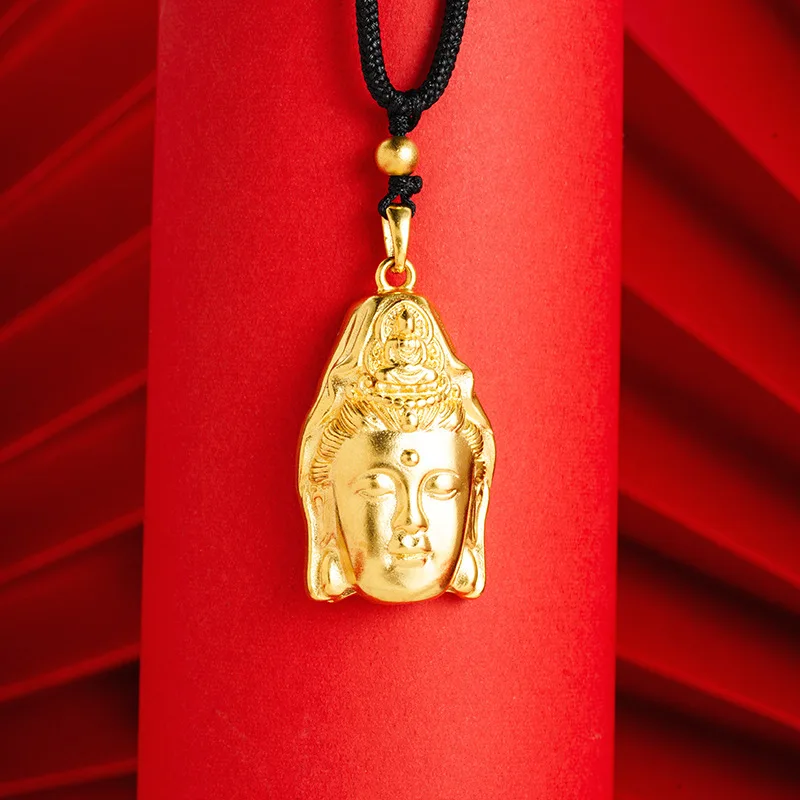 Fashion 100% 18k Gold Color Buddha Head Pendant Necklace Chain for Women Party Fine Jewelry Gifts Not Fade
Fashion 100% 18k Gold Color Buddha Head Pendant Necklace Chain for Women Party Fine Jewelry Gifts Not Fade