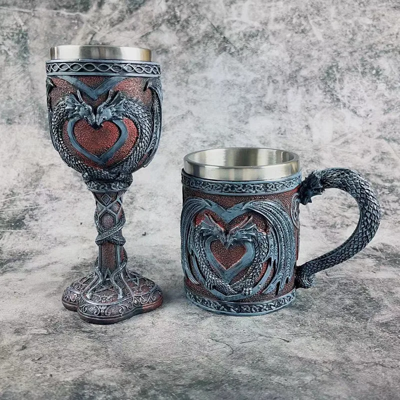 Multi-Faceted Dragon 3D Stereoscopic Carving Stainless Steel Personality Water Glass Vintage Coffee Warter Cups Drink Beer Mugs
Multi-Faceted Dragon 3D Stereoscopic Carving Stainless Steel Personality Water Glass Vintage Coffee Warter Cups Drink Beer Mugs
