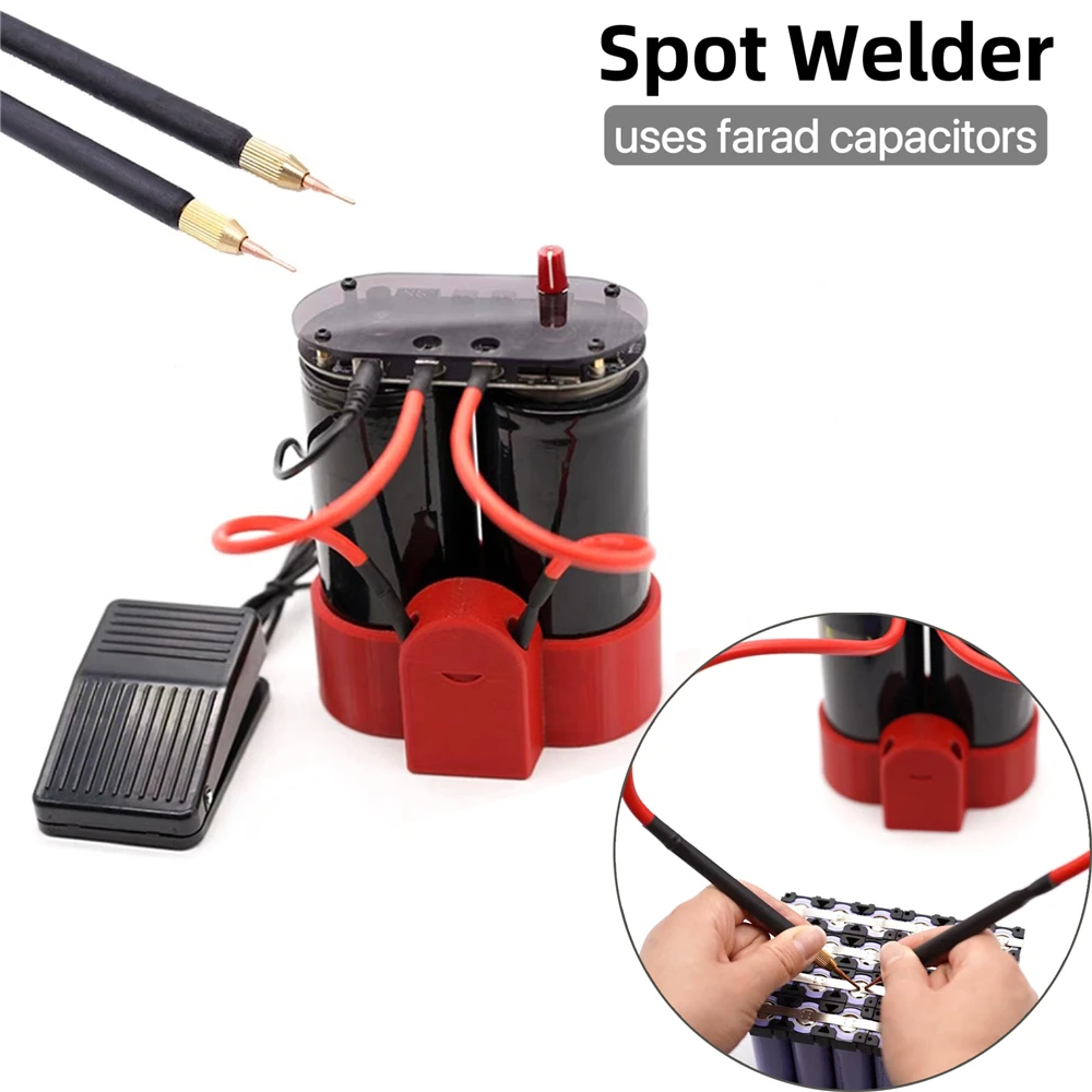2.7V 3000F DIY Spot Welder Farad Capacitor LED Spot Welding Machine OLED Display Single/Double Pulse Semi-automatic Welder 10AMG
2.7V 3000F DIY Spot Welder Farad Capacitor LED Spot Welding Machine OLED Display Single/Double Pulse Semi-automatic Welder 10AMG