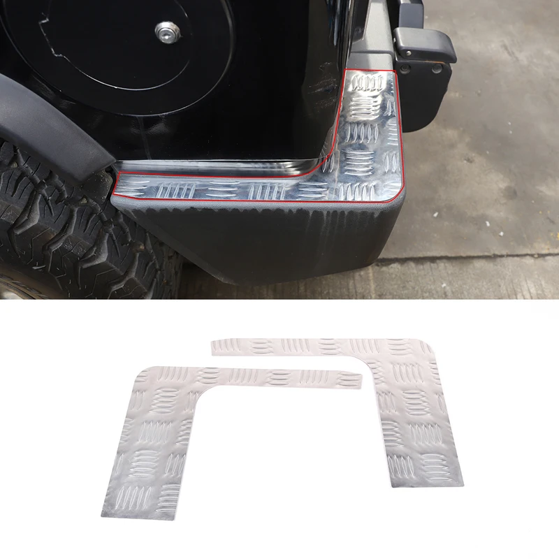 Aluminum Alloy Rear Bumper Corner Guards Trim L Shape Plate Cover For Hummer H2 SUV SUT 2003-2009 Protection Accessories
Aluminum Alloy Rear Bumper Corner Guards Trim L Shape Plate Cover For Hummer H2 SUV SUT 2003-2009 Protection Accessories