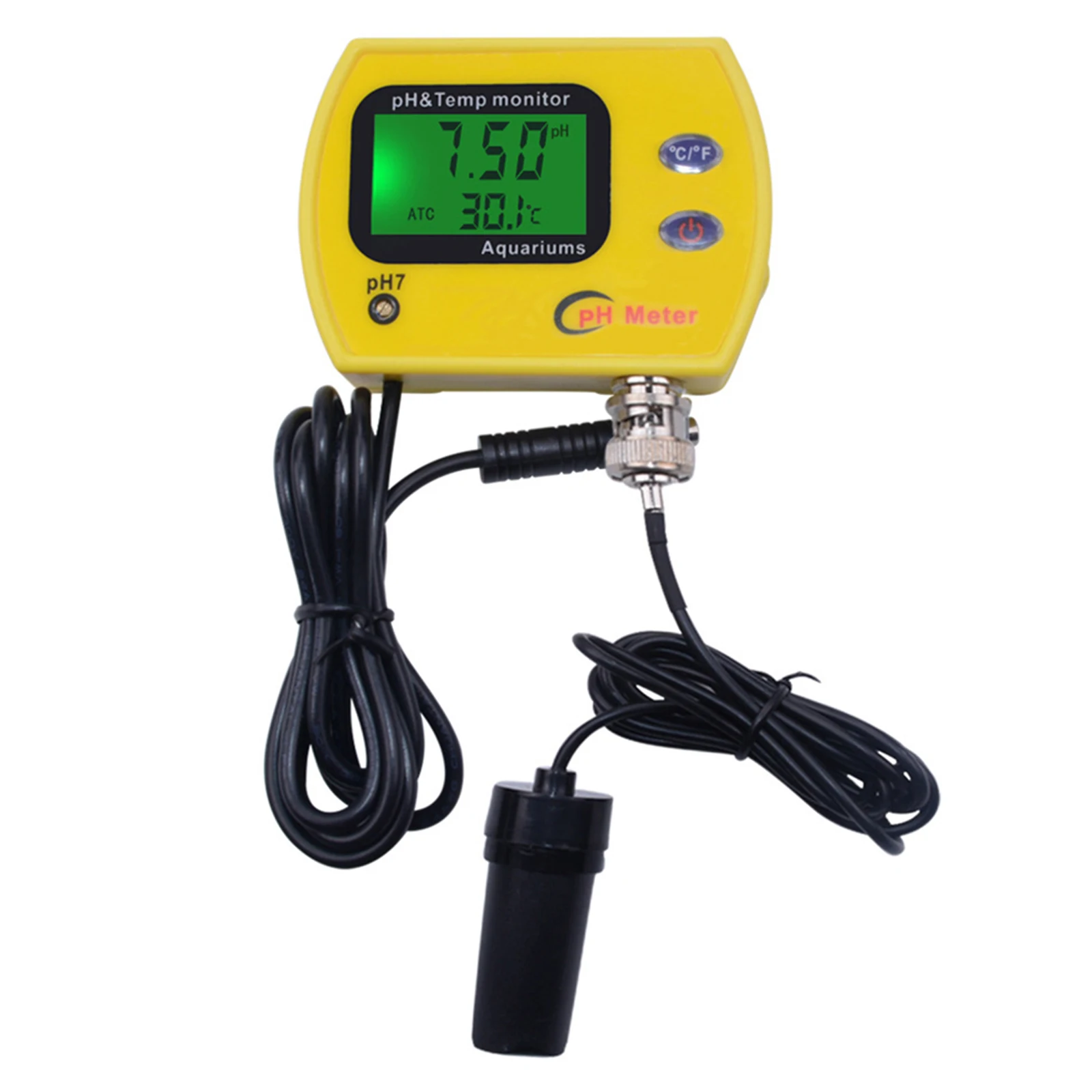Digital pH and Temperature Meter with Automatic Shutdown Online Monitoring Ideal for Aquariums Pools
Digital pH and Temperature Meter with Automatic Shutdown Online Monitoring Ideal for Aquariums Pools