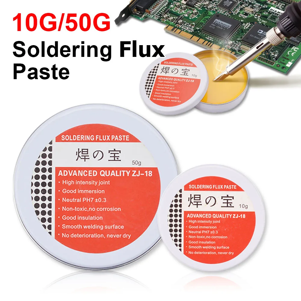 

10g Soldering Paste Mild Rosin Environmental Soldering Paste Flux PCB IC Parts Welding Soldering Gel Tool For Metalworking