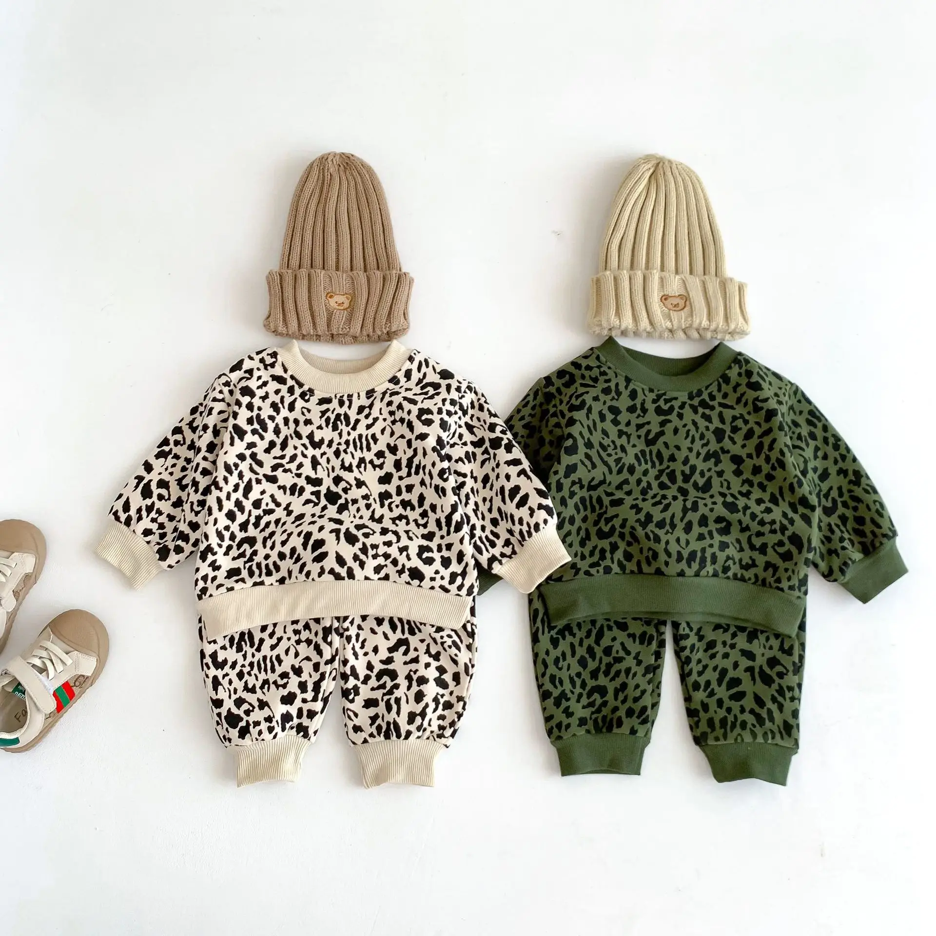 Autumn Baby Clothes Sets For Newborn Infant Fashion Leopard Tops Pants 2pcs Outfits Cotton Long Sleeves Toddler Girls Boys Suit
Autumn Baby Clothes Sets For Newborn Infant Fashion Leopard Tops Pants 2pcs Outfits Cotton Long Sleeves Toddler Girls Boys Suit