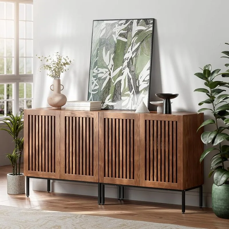 Set of 2 Accent Storage Cabinet with Doors and Adjustable Shelf, Freestanding Buffet Cabinet, Modern Sideboard Buffet Cabinet
Set of 2 Accent Storage Cabinet with Doors and Adjustable Shelf, Freestanding Buffet Cabinet, Modern Sideboard Buffet Cabinet