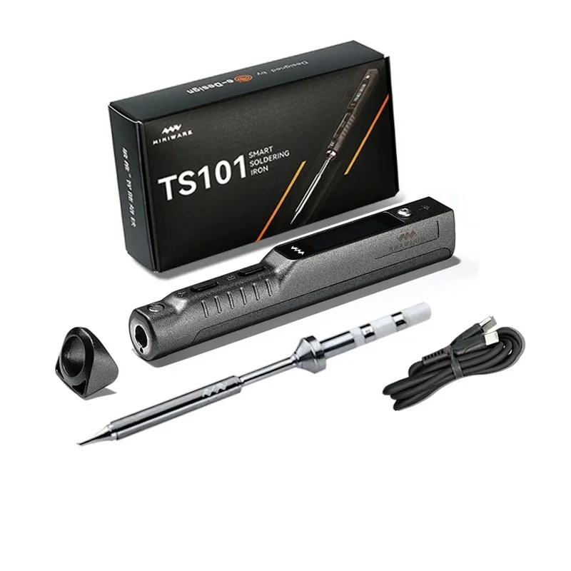 MINIWARE TS101 65W Digital Electric Soldering Iron Mini Programable Digital Solder Kit Temperature Adjustable Soldering Tools
MINIWARE TS101 65W Digital Electric Soldering Iron Mini Programable Digital Solder Kit Temperature Adjustable Soldering Tools