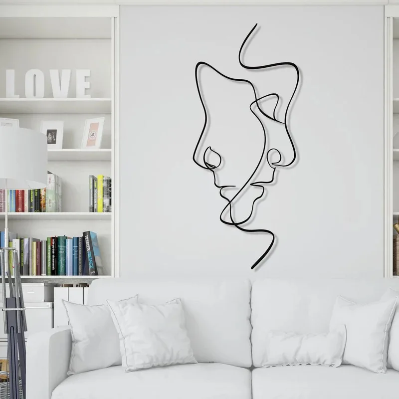 Face Art Silhouette Metal painting True Love Wall hanging Art Decoration Home Office Living Room Bedroom Couple Decor W2271
Face Art Silhouette Metal painting True Love Wall hanging Art Decoration Home Office Living Room Bedroom Couple Decor W2271