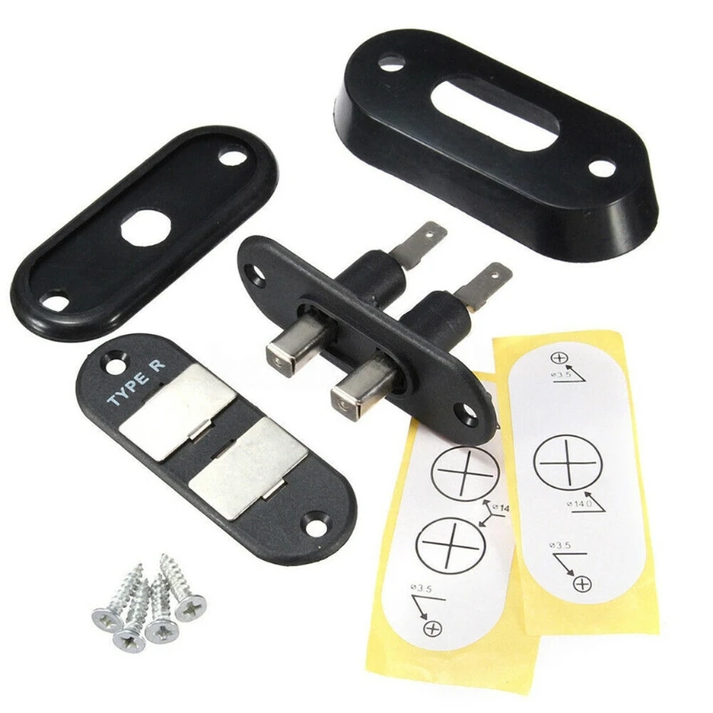 

P-3 Sliding Door Contact Metal Black Color for Truck Central Locking Systems Car Alarm System Accessories