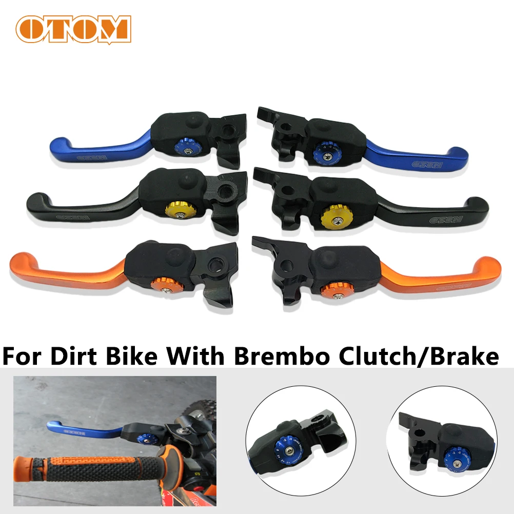 

For KTM HUSQVARNA GASGAS Motocross With Brembo Clutch Brake Lever 7 Gear Adjustable Foldable Handle Motorcycle Accessories 1Pair