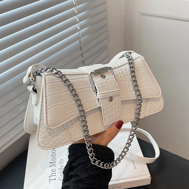 Women Messenger Bag For Women'S 2023 New Fashion Crocodile Pattern Single Shoulder Underarm Bag Luxury Style Chain Crossbody Bag
Women Messenger Bag For Women'S 2023 New Fashion Crocodile Pattern Single Shoulder Underarm Bag Luxury Style Chain Crossbody Bag