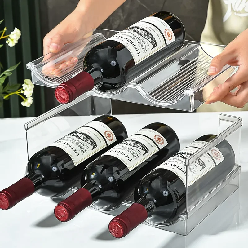 Wine Bottle Rack Storage Bar Accessories Shelf Multi-layer Whisky Holder Stand Racks Stackable Plastic Holders Barware Kitchen
Wine Bottle Rack Storage Bar Accessories Shelf Multi-layer Whisky Holder Stand Racks Stackable Plastic Holders Barware Kitchen