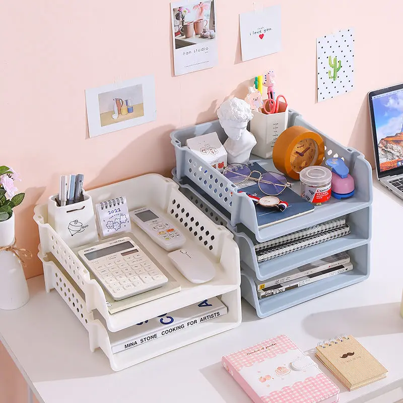 Multi-layer File Tray Organizer A4 Document Paper Organizer Rack Plastic Book Shelf Storage Holder Office Stationery Storage Box
Multi-layer File Tray Organizer A4 Document Paper Organizer Rack Plastic Book Shelf Storage Holder Office Stationery Storage Box