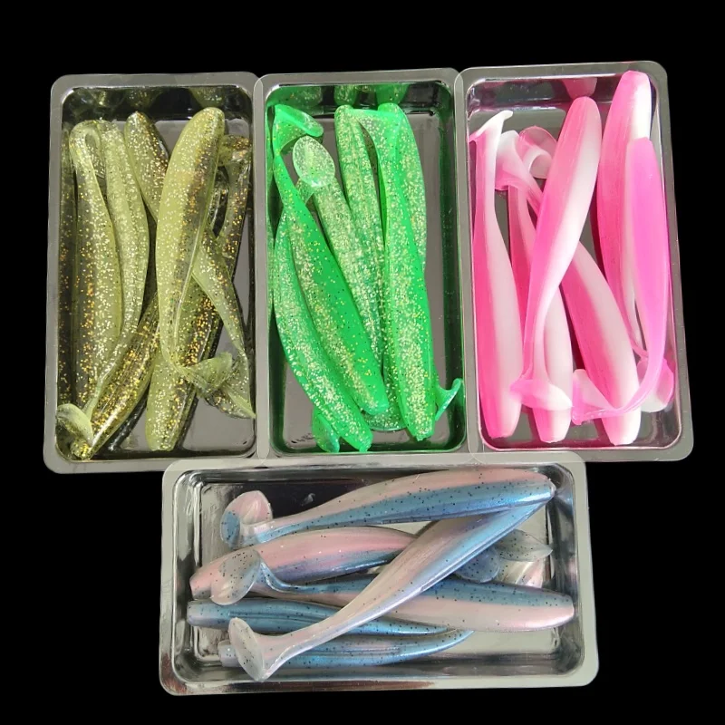 24pcs 9cm Soft Fishing Lure Plastic Swim Baits Shad Salt Water Paddle Tail Swimbaits Minnow Soft Baits
24pcs 9cm Soft Fishing Lure Plastic Swim Baits Shad Salt Water Paddle Tail Swimbaits Minnow Soft Baits