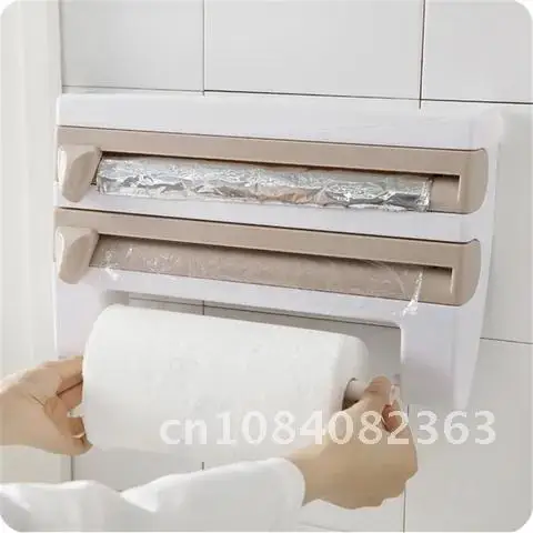 Kitchen Shelf Hook Store Film Storage Cutting Holder Wrap Cutter Tin Sheets Paper Towel Holder Refrigerator Hang
Kitchen Shelf Hook Store Film Storage Cutting Holder Wrap Cutter Tin Sheets Paper Towel Holder Refrigerator Hang