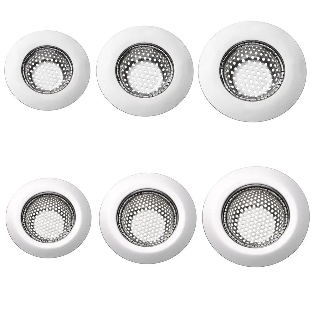 Stainless Steel Bathroom Drain Hole Filter Kitchen Sink Strainer Bath Floor Drain Sewer Hair Filter
Stainless Steel Bathroom Drain Hole Filter Kitchen Sink Strainer Bath Floor Drain Sewer Hair Filter