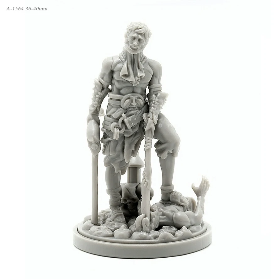 

38mm Beauty Soldier Resin model kits figure beauty colorless and self-assembled A-1564