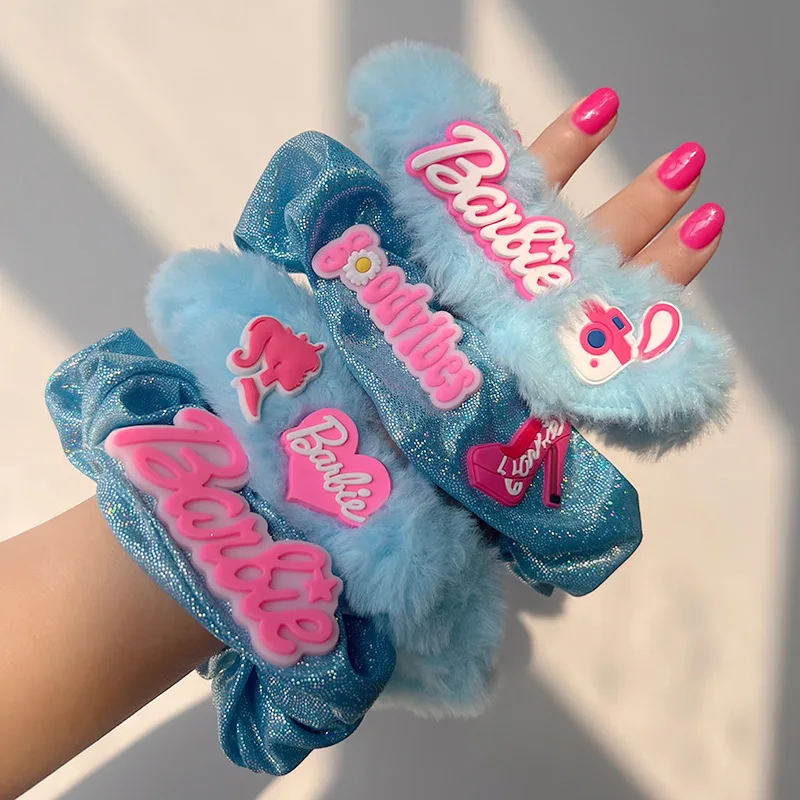 New Kawaii Barbie Style Plush Hair Ring Fantasy Blue Siren Fine Glitter Tie Hair Girl Headpiece for Girl Friend Birthday Gift
New Kawaii Barbie Style Plush Hair Ring Fantasy Blue Siren Fine Glitter Tie Hair Girl Headpiece for Girl Friend Birthday Gift