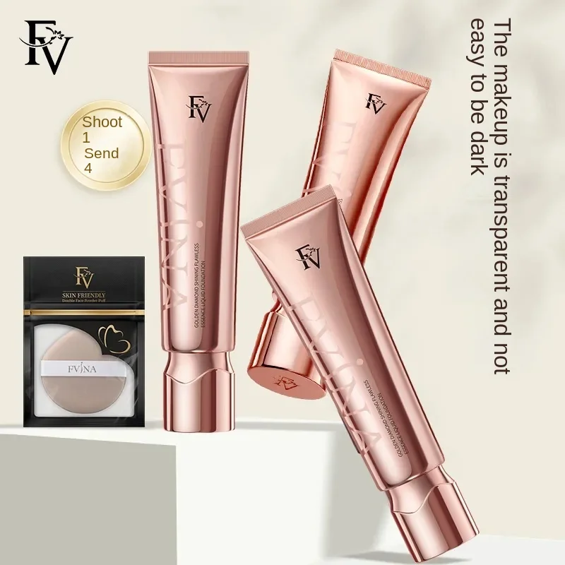 

NEW FV Golden Diamond Flawless Essence Liquid Foundation Concealer Long-Lasting Base Makeup Oil Control Moisturizing SK Makeup