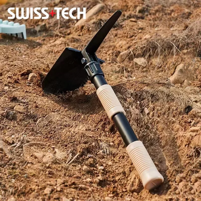 SWISS TECH Folding Shovel Entrenching Tool Multi-tool with Wood Saw Carry Case Outdoor Camping Survival Car Equipments
SWISS TECH Folding Shovel Entrenching Tool Multi-tool with Wood Saw Carry Case Outdoor Camping Survival Car Equipments