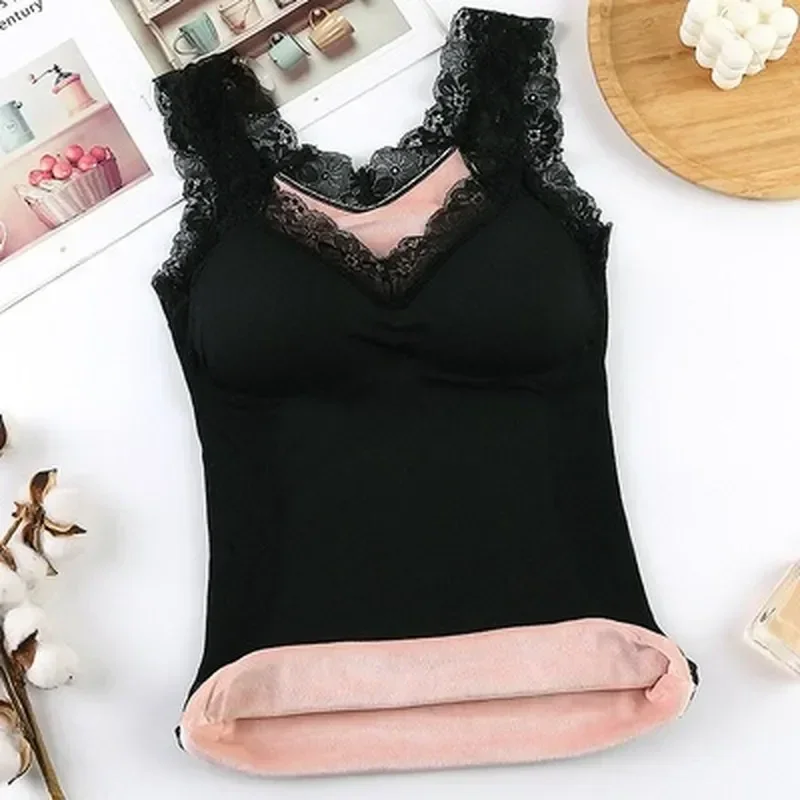 

Thermal Shirt Inner Plus Top Size Women Underwear Undershirt Intimate Winter Lingerie Wear Thermo Warm Vest Clothing