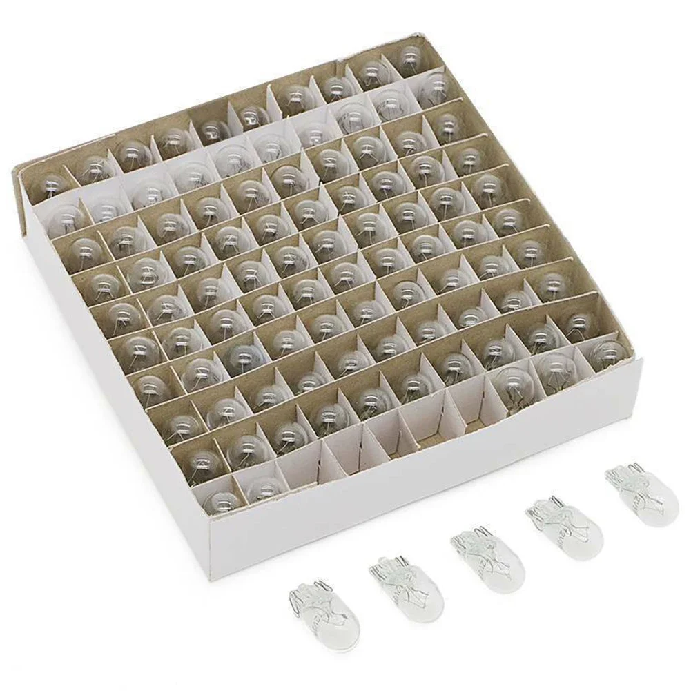 100Pcs/pack DC12V 194 T10 Glass Light Bulb Dashboard Instrument Panel Brake Lights Halogen Lamp Car Lights Accessories
100Pcs/pack DC12V 194 T10 Glass Light Bulb Dashboard Instrument Panel Brake Lights Halogen Lamp Car Lights Accessories