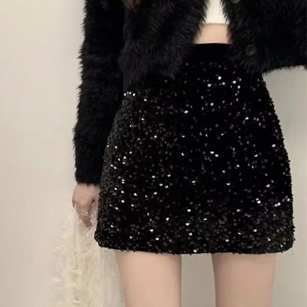 Spring Autumn Fashion Sexy Women Sequined Skirt Lady High Waist Skirts Female Party A-line Pencil Skirt Mini Bottomings
Spring Autumn Fashion Sexy Women Sequined Skirt Lady High Waist Skirts Female Party A-line Pencil Skirt Mini Bottomings