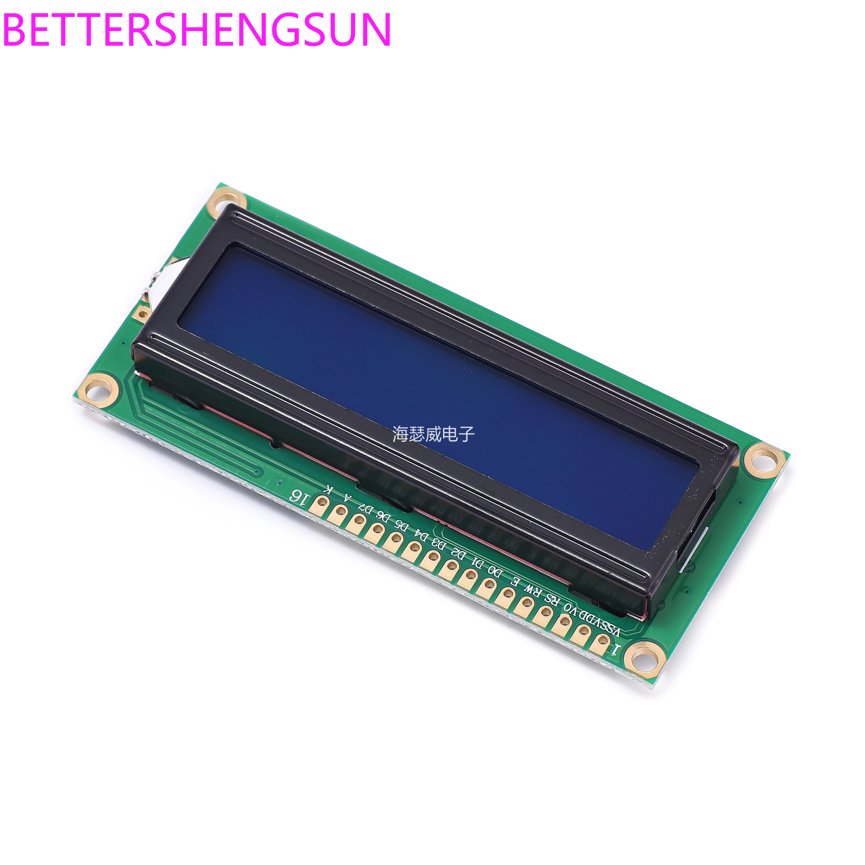 Lcd1602 синий экран с подсветкой ЖК-дисплей 1602a-5v 1602 ЖК-экран 5 В Белый шрифт 
Lcd1602 синий экран с подсветкой ЖК-дисплей 1602a-5v 1602 ЖК-экран 5 В Белый шрифт