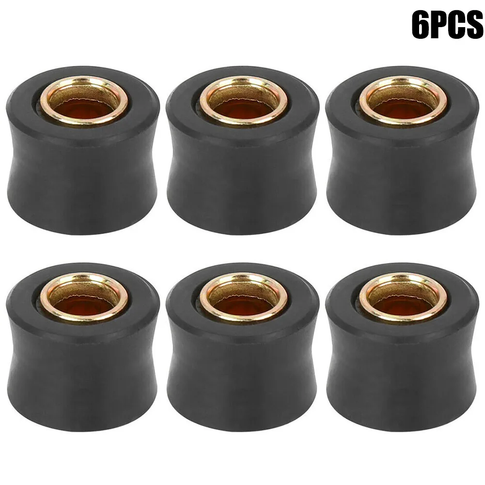 6 Pcs Black Motorcycle Rear Shock Bush Motorbike 10mm Rear Shock Absorber Cushion Rubber Ring Bushing 10mmx24mmx20mm Universal
6 Pcs Black Motorcycle Rear Shock Bush Motorbike 10mm Rear Shock Absorber Cushion Rubber Ring Bushing 10mmx24mmx20mm Universal