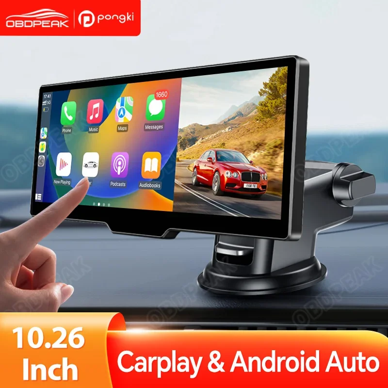 Car Mirror Video 5G Wifi Carplay & Android Auto GPS Navigation Video Recorder Dashboard DVR AUX Car Intelligent System
Car Mirror Video 5G Wifi Carplay & Android Auto GPS Navigation Video Recorder Dashboard DVR AUX Car Intelligent System