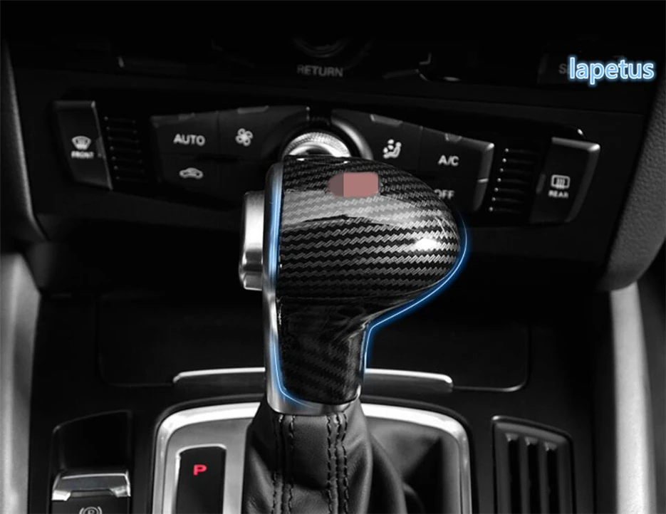 Gear Stick Shift Head Knob Decor Frame Cover Trim For Audi A4 B9 A5 2013 - 2016 / A6 2013 - 2017 Car Carbon Fiber Accessories
Gear Stick Shift Head Knob Decor Frame Cover Trim For Audi A4 B9 A5 2013 - 2016 / A6 2013 - 2017 Car Carbon Fiber Accessories