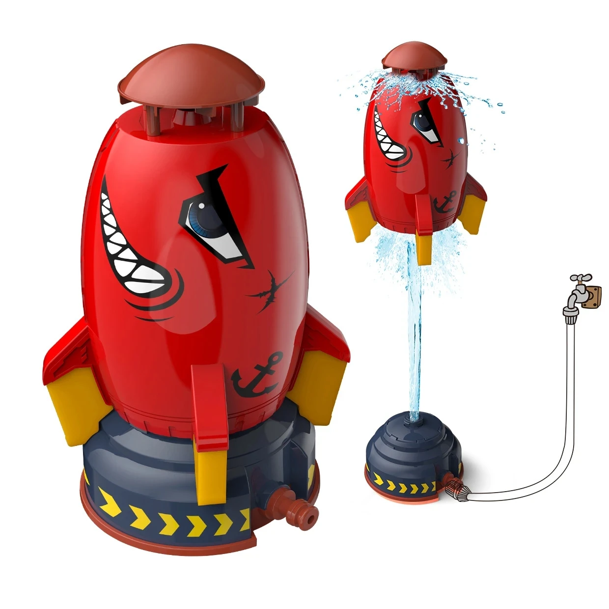 Спринклеры Space Rocket, поворотный распылитель воды для газона, Подарочная игрушка для детей
Спринклеры Space Rocket, поворотный распылитель воды для газона, Подарочная игрушка для детей