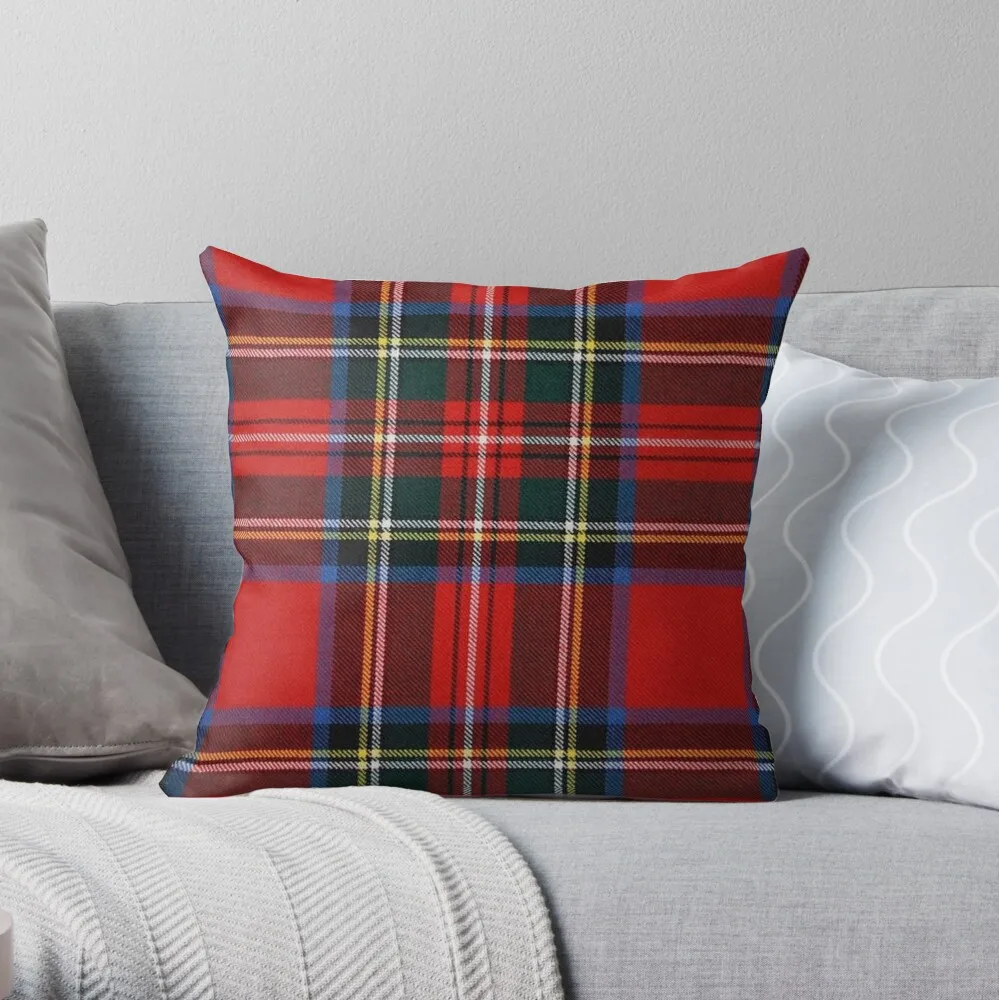

Stewart Royal Modern Tartan Throw Pillow Cushions Home Decor Cushion Cover Luxury