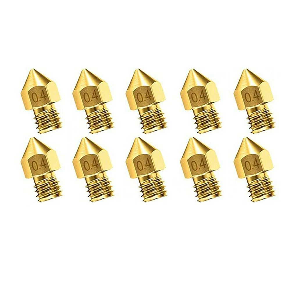 10 PCS Brass Nozzle Accessories for CR10 Ender 3 MK8 1 75mm 0 4mm Long lasting and Reliable Performance Compatibility
10 PCS Brass Nozzle Accessories for CR10 Ender 3 MK8 1 75mm 0 4mm Long lasting and Reliable Performance Compatibility