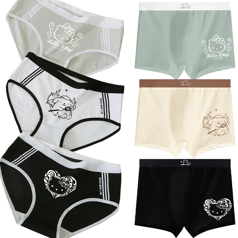 Hello Kitty Anime Couple Underpants Girl Women Men Pure Cotton Crotch Breathable Sexy Simple Japanese Sports Traceless Triangles
Hello Kitty Anime Couple Underpants Girl Women Men Pure Cotton Crotch Breathable Sexy Simple Japanese Sports Traceless Triangles