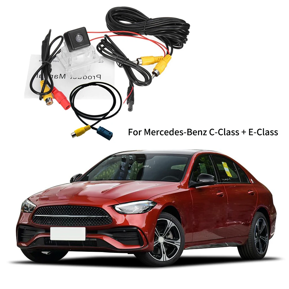 

Car Backup Reverse Camera With Parking Line Rear View Camera For Mercedes C-Class W204 S204 E-Class W212 S212 HD Night Vision
