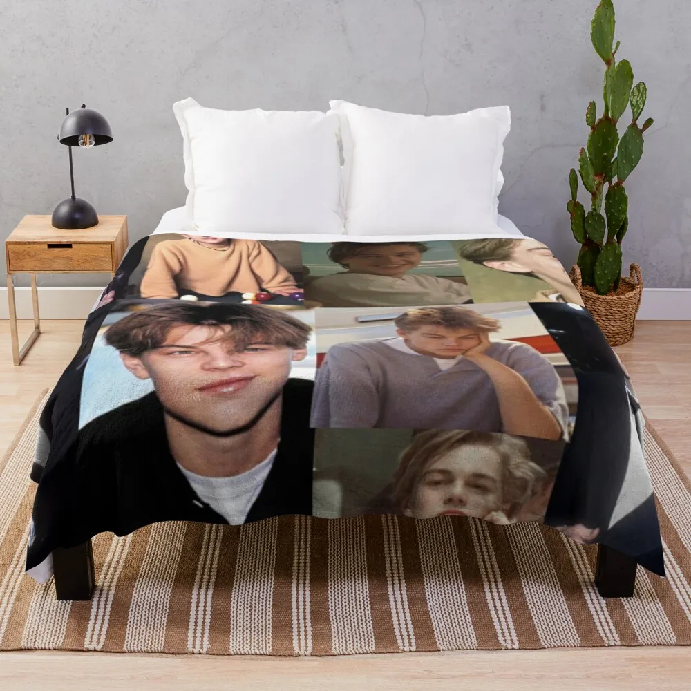 

Leonardo Dicaprio Collage Throw Blanket Weighted fluffy Sofa Quilt Blankets Sofas Of Decoration Picnic Blankets