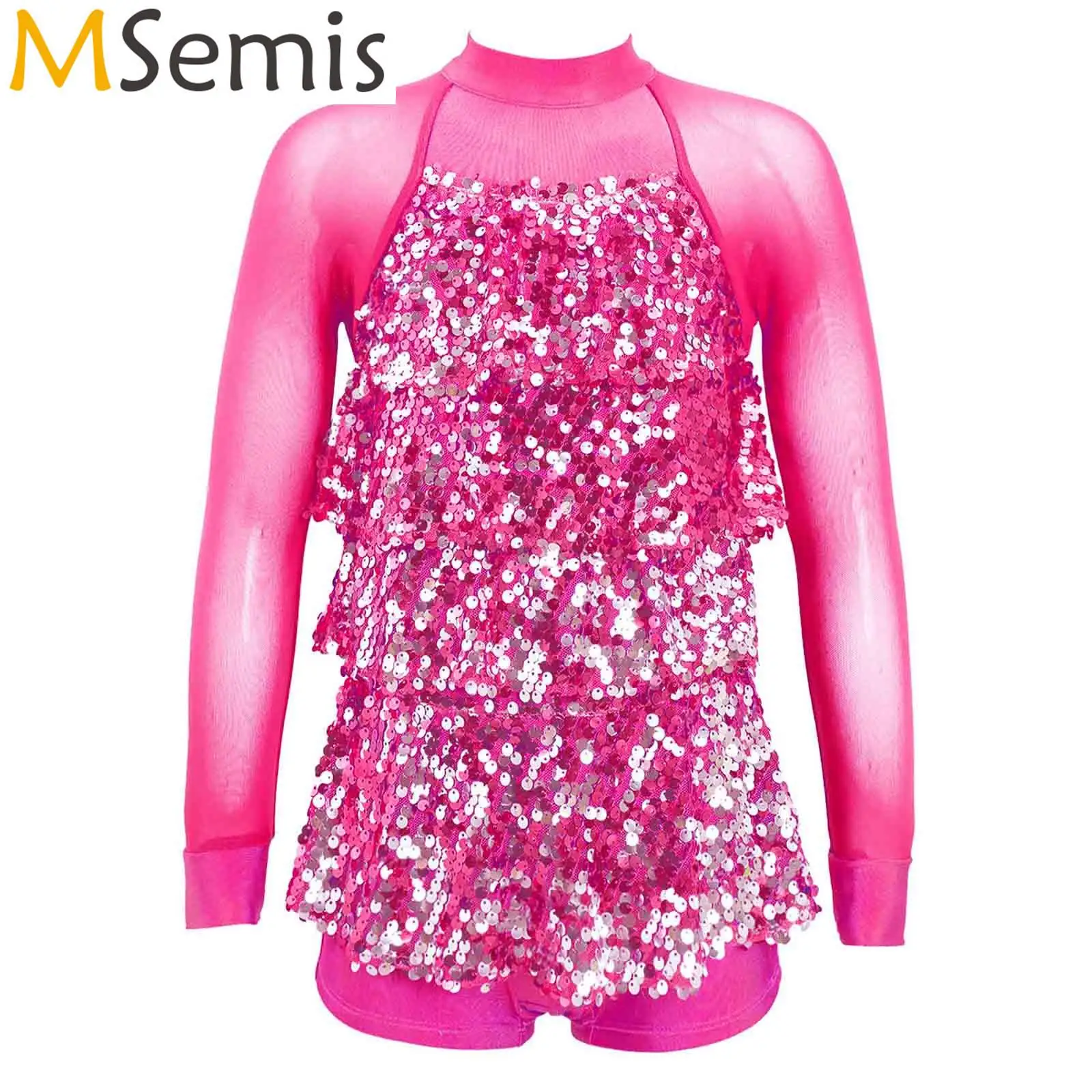 Kids Girls Sparkling Sequins Hip Hop Jazz Ballet Latin Dance Dress Backless Dance Dress Mesh Round Neckline Tight Jumpsuits
Kids Girls Sparkling Sequins Hip Hop Jazz Ballet Latin Dance Dress Backless Dance Dress Mesh Round Neckline Tight Jumpsuits
