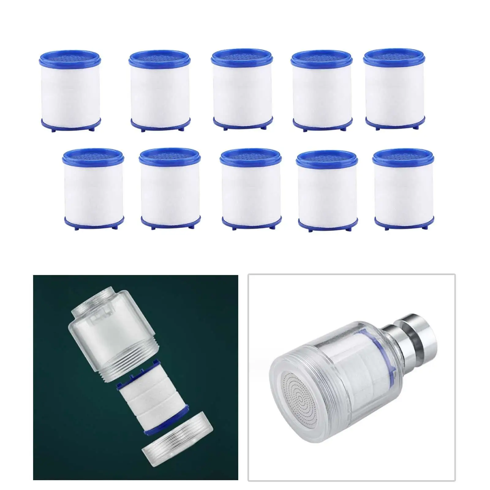 10х фильтр для воды на смеситель, фильтр очистителя на смеситель, водосберегающий прочный заменитель фотоэлементов для раковины в ванной комнате 
10х фильтр для воды на смеситель, фильтр очистителя на смеситель, водосберегающий прочный заменитель фотоэлементов для раковины в ванной комнате