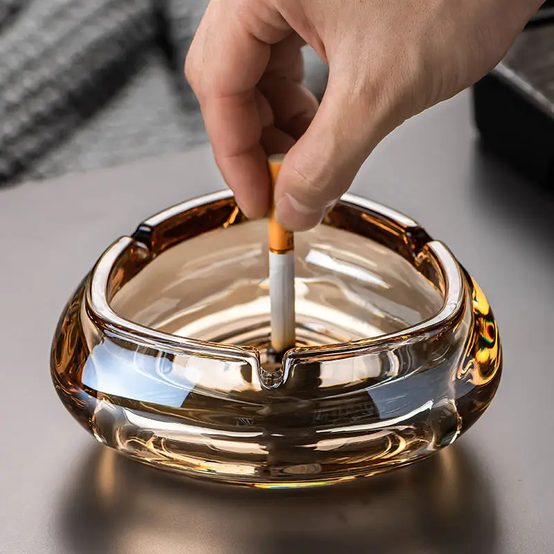 Crystal Glass Ashtray Simple Large Windproof Fly Ash Thickened Environmental Protection Material Heat-Resistant Triangle Ashtray
Crystal Glass Ashtray Simple Large Windproof Fly Ash Thickened Environmental Protection Material Heat-Resistant Triangle Ashtray