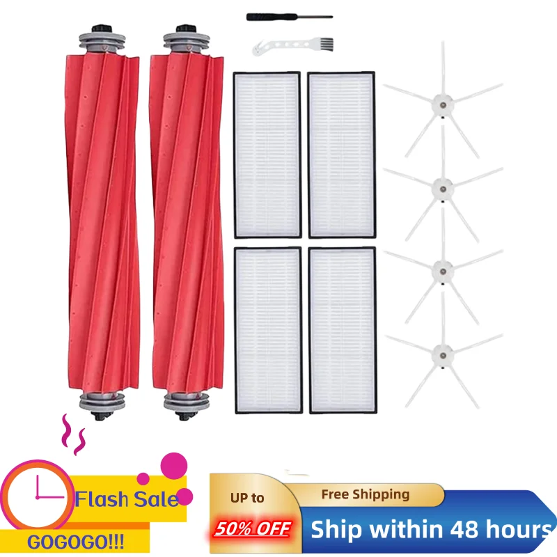 12Pcs for Xiaomi Roborock S7 T7S T7S Plus Vacuum Cleaner Spare Parts Main Brush Side Brush Hepa Filter
12Pcs for Xiaomi Roborock S7 T7S T7S Plus Vacuum Cleaner Spare Parts Main Brush Side Brush Hepa Filter