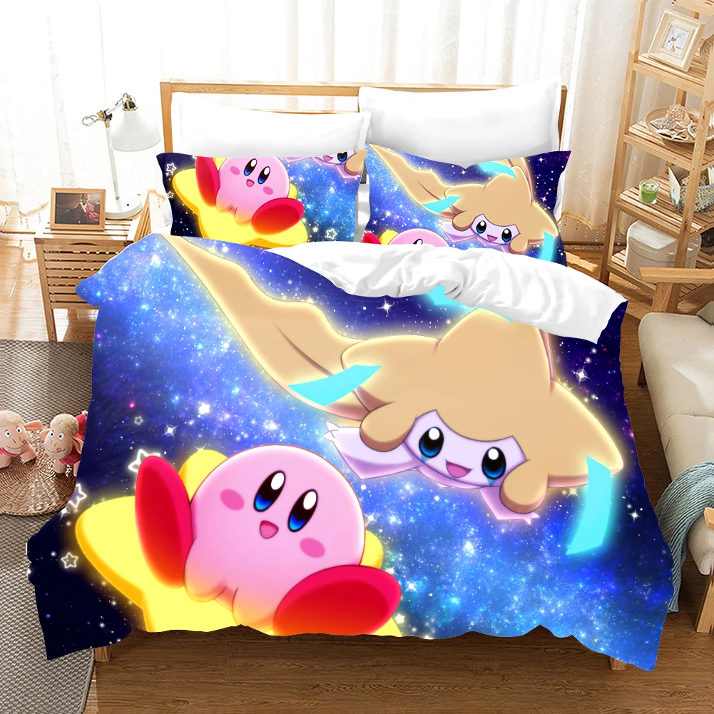 3D Printed Cartoon Duvet Cover Pillowcase Kribys Bedding Set AnimeDouble Twin Full Queen King Adult Kids Bedclothes Quilt Cover
3D Printed Cartoon Duvet Cover Pillowcase Kribys Bedding Set AnimeDouble Twin Full Queen King Adult Kids Bedclothes Quilt Cover